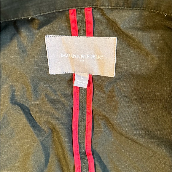 Banana Republic army green jacket  size small - Picture 2 of 3